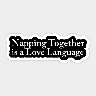 Napping Together Sticker